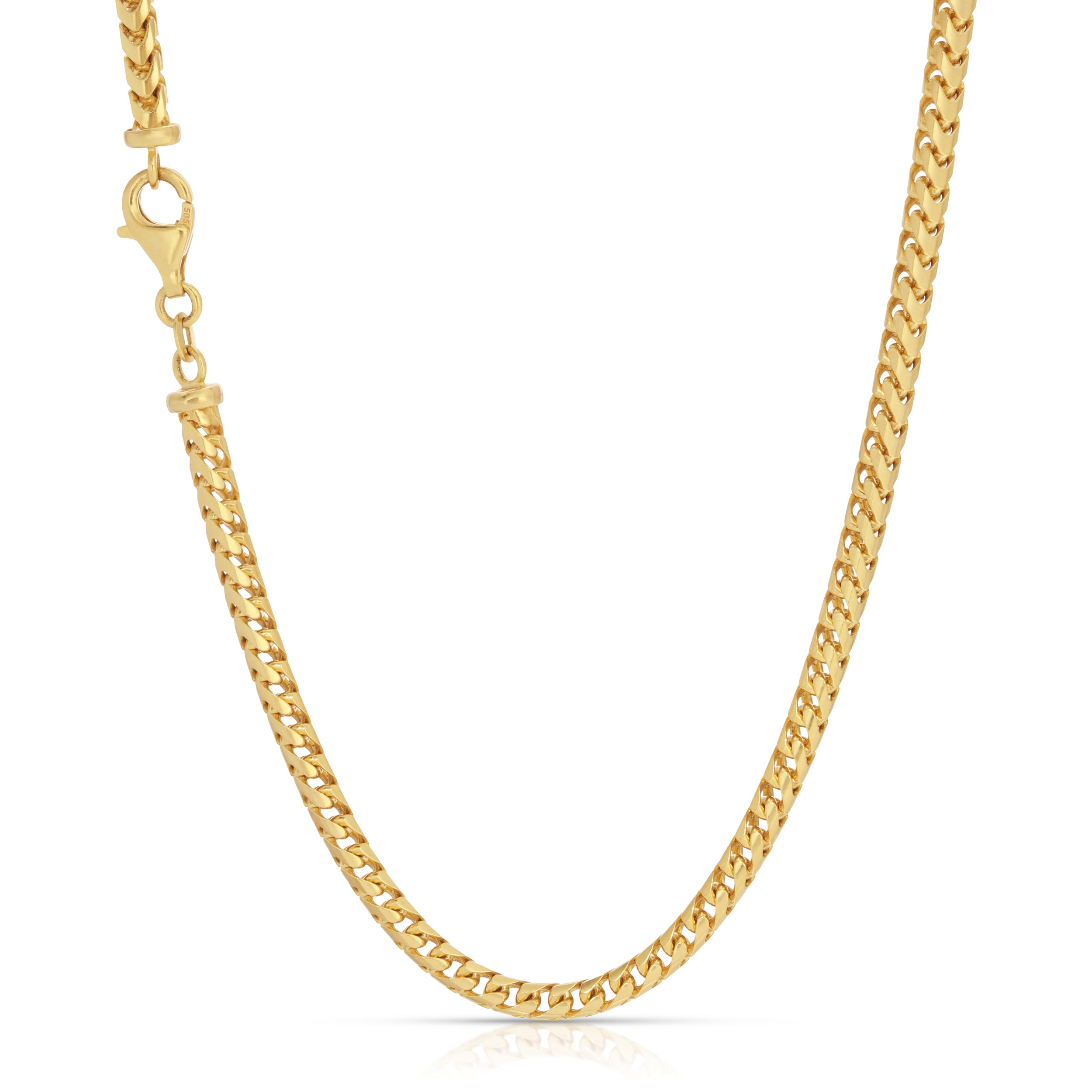 3.5MM Plain Franco Chain (Solid Gold)