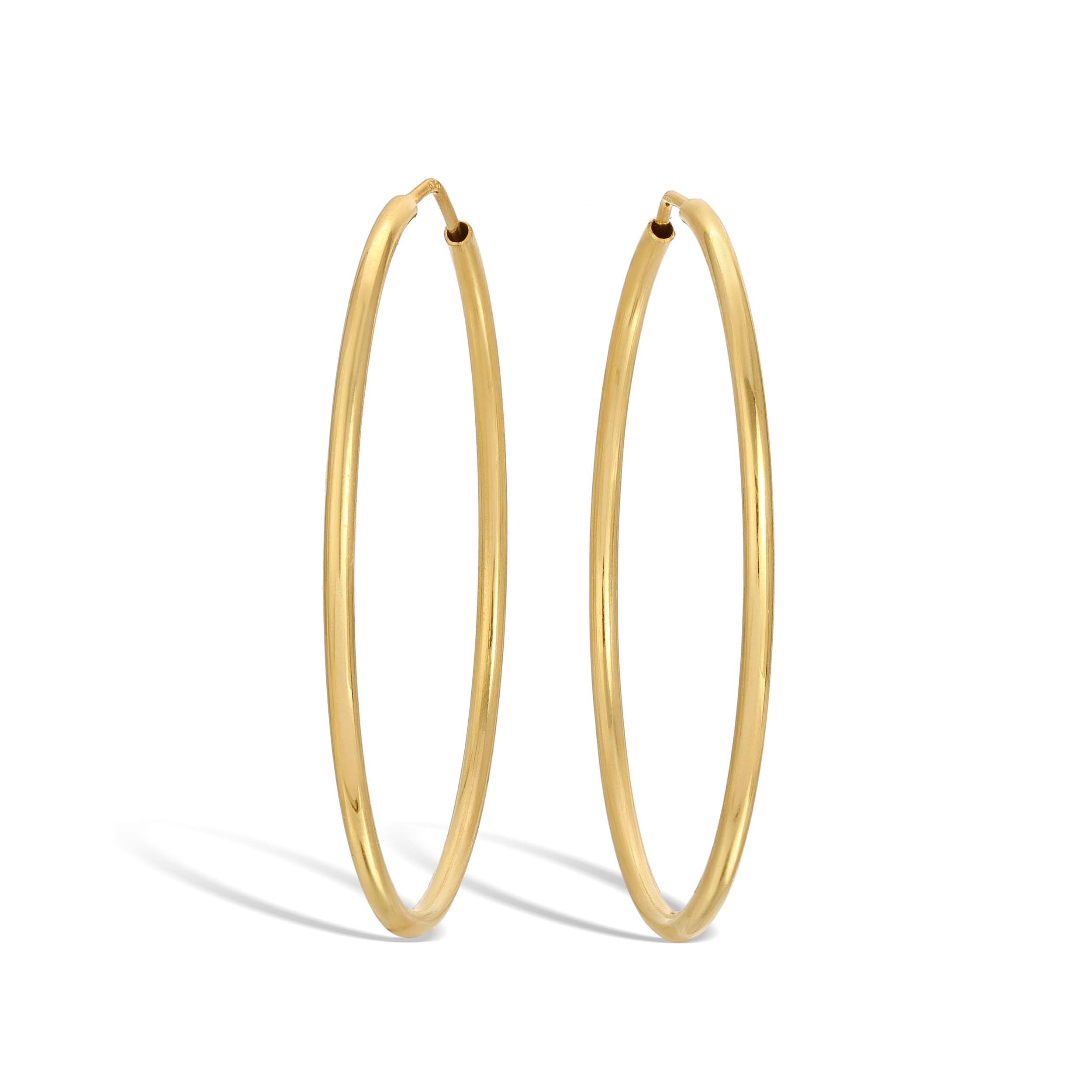 2MM High Polished Endless Hoops