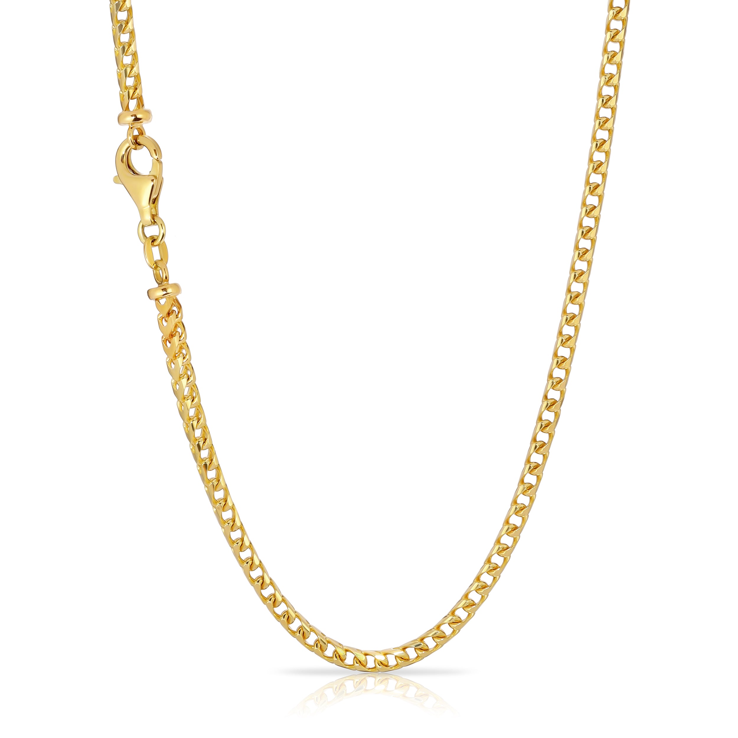 2.5MM Plain Franco Chain (Solid Gold)