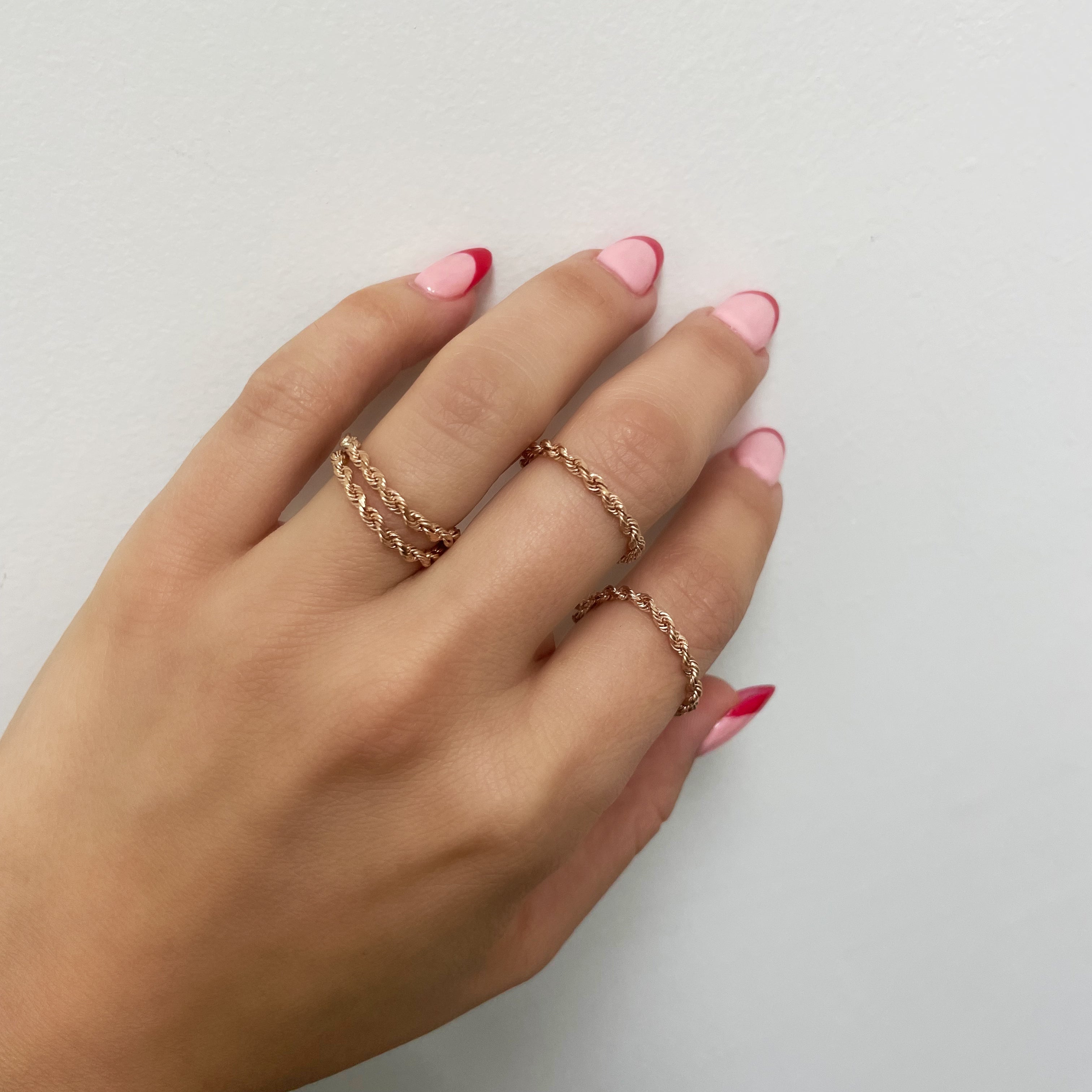 2.5MM Rope Chain Ring