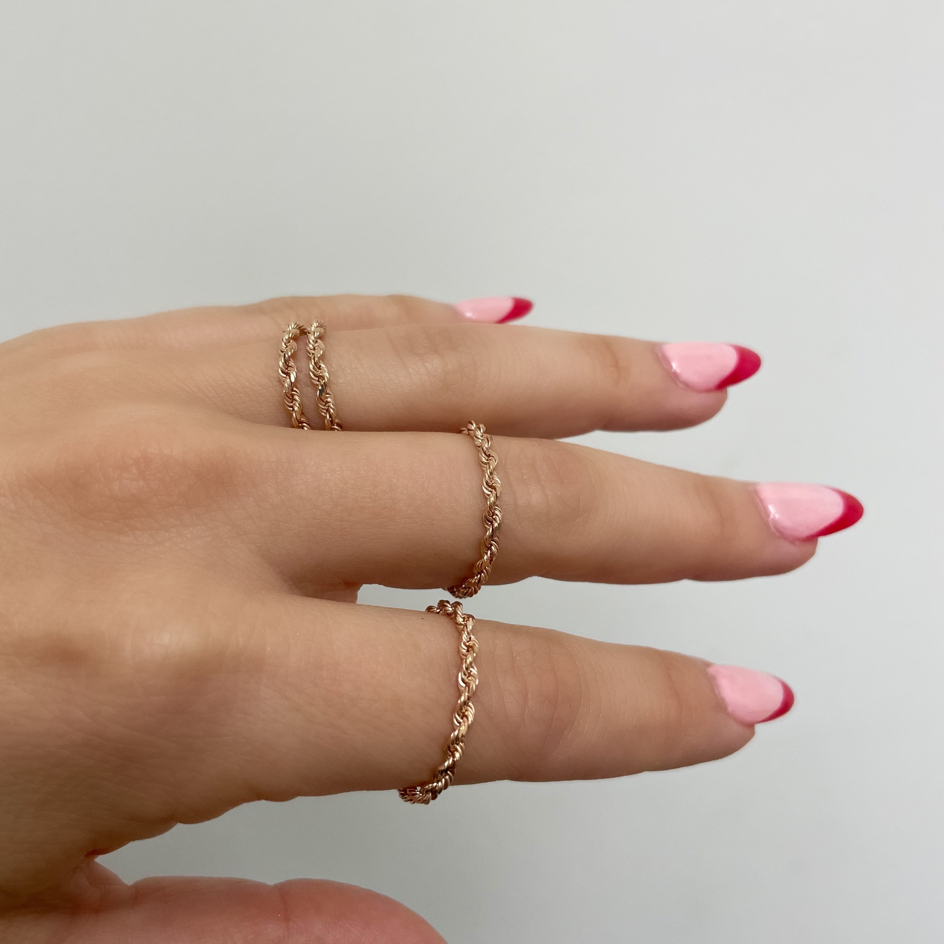 2.5MM Rope Chain Ring