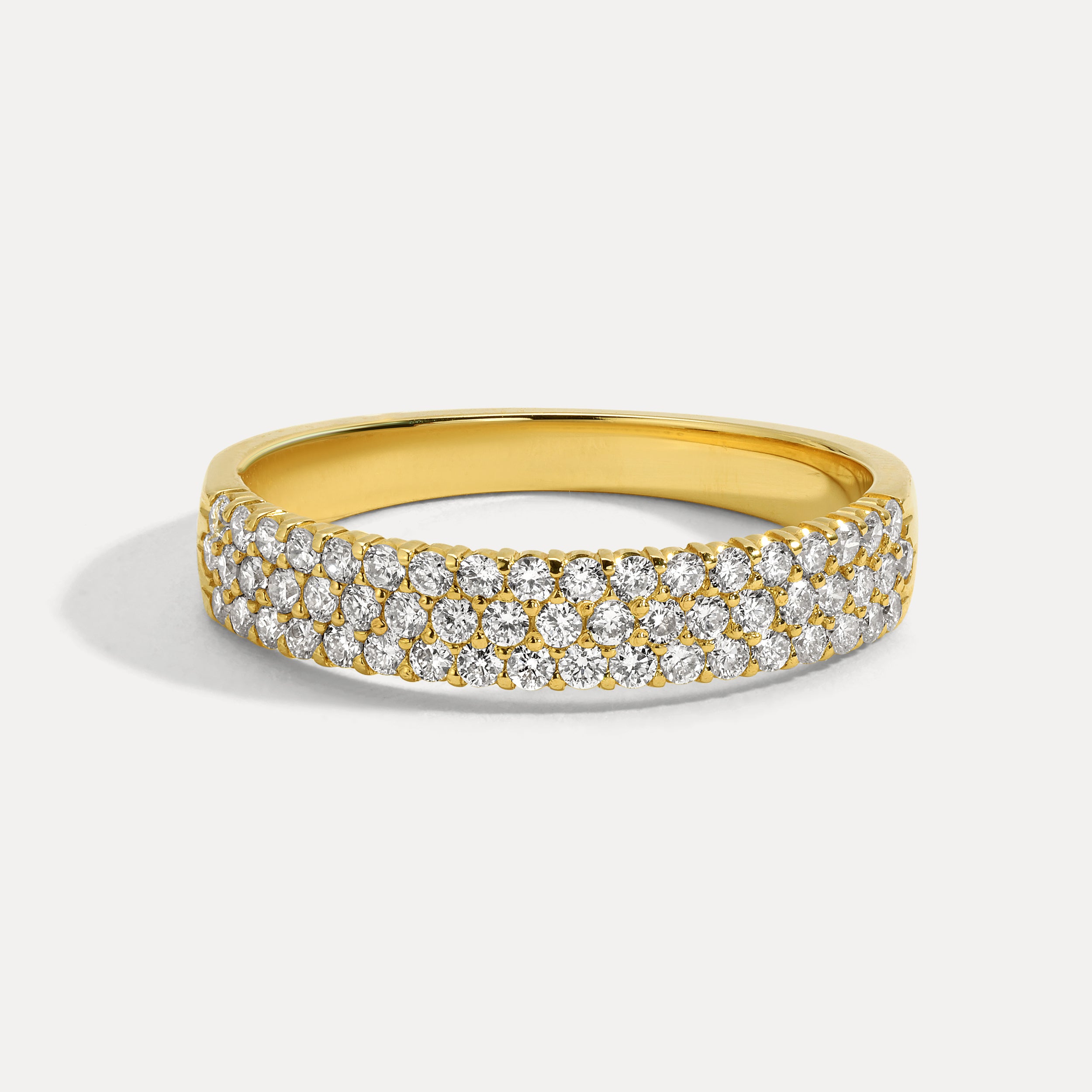 GLAZE Pave' Diamond Eternity Band